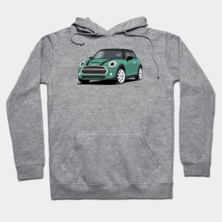 Car sport  mini retro army Hoodie